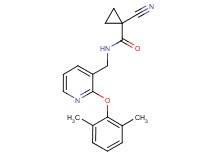 1-cyano-N-{[2-(2,6-dimethylphenoxy)pyridin-3-yl]methyl}cyclopropanecarboxamide