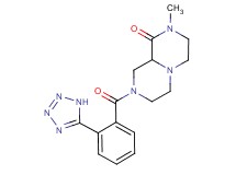 2-methyl-8-[2-(1H-tetrazol-5-yl)benzoyl]hexahydro-2H-pyrazino[1,2-a]pyrazin-1(6H)-one