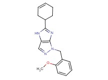 5-(3-cyclohexen-1-yl)-1-(2-methoxybenzyl)-1,4-dihydroimidazo[4,5-c]pyrazole