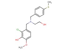 2-chloro-3-({(2-hydroxyethyl)[4-(methylthio)benzyl]amino}methyl)-6-methoxyphenol