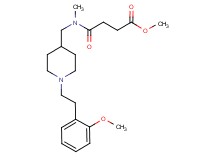 methyl 4-[({1-[2-(2-methoxyphenyl)ethyl]-4-piperidinyl}methyl)(methyl)amino]-4-oxobutanoate