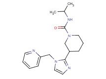 N-isopropyl-3-[1-(2-pyridinylmethyl)-1H-imidazol-2-yl]-1-piperidinecarboxamide