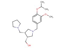 [(3R*,4R*)-1-(4-isopropoxy-3-methoxybenzyl)-4-(pyrrolidin-1-ylmethyl)pyrrolidin-3-yl]methanol