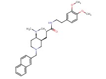 N-[2-(3,4-dimethoxyphenyl)ethyl]-3-[(3S*,4R*)-4-(dimethylamino)-1-(2-naphthylmethyl)-3-piperidinyl]propanamide