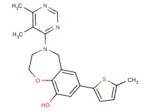 4-(5,6-dimethylpyrimidin-4-yl)-7-(5-methyl-2-thienyl)-2,3,4,5-tetrahydro-1,4-benzoxazepin-9-ol