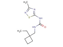 N-[(1-ethylcyclobutyl)methyl]-N'-(3-methyl-1,2,4-thiadiazol-5-yl)urea