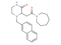 3-[2-(1-azepanyl)-2-oxoethyl]-4-(2-naphthylmethyl)-2-piperazinone