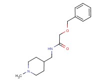 2-(benzyloxy)-N-[(1-methylpiperidin-4-yl)methyl]acetamide