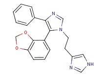 5-(1,3-benzodioxol-4-yl)-1-[2-(1H-imidazol-4-yl)ethyl]-4-phenyl-1H-imidazole