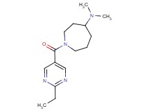 1-[(2-ethyl-5-pyrimidinyl)carbonyl]-N,N-dimethyl-4-azepanamine