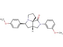 (3aS*,5S*,9aS*)-2-(3-methoxyphenyl)-5-(4-methoxyphenyl)hexahydro-7H-pyrrolo[3,4-g]pyrrolizin-1(2H)-one
