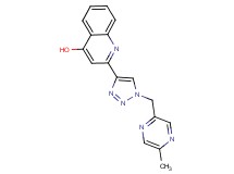2-{1-[(5-methylpyrazin-2-yl)methyl]-1H-1,2,3-triazol-4-yl}quinolin-4-ol