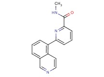 6-isoquinolin-5-yl-N-methylpyridine-2-carboxamide
