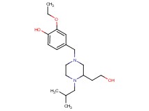 2-ethoxy-4-{[3-(2-hydroxyethyl)-4-isobutyl-1-piperazinyl]methyl}phenol