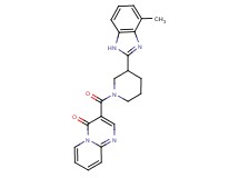 3-{[3-(4-methyl-1H-benzimidazol-2-yl)-1-piperidinyl]carbonyl}-4H-pyrido[1,2-a]pyrimidin-4-one
