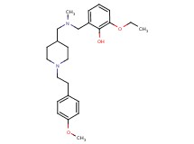 2-ethoxy-6-{[({1-[2-(4-methoxyphenyl)ethyl]-4-piperidinyl}methyl)(methyl)amino]methyl}phenol