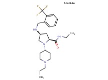 (4S)-N-ethyl-1-(1-propyl-4-piperidinyl)-4-{[2-(trifluoromethyl)benzyl]amino}-L-prolinamide