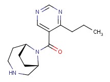 (1S*,6R*)-9-[(4-propylpyrimidin-5-yl)carbonyl]-3,9-diazabicyclo[4.2.1]nonane