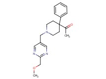 1-(1-{[2-(methoxymethyl)-5-pyrimidinyl]methyl}-4-phenyl-4-piperidinyl)ethanone