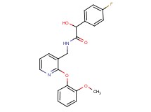 2-(4-fluorophenyl)-2-hydroxy-N-{[2-(2-methoxyphenoxy)pyridin-3-yl]methyl}acetamide