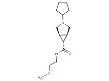 (1R*,5S*,6r)-3-cyclopentyl-N-(2-methoxyethyl)-3-azabicyclo[3.1.0]hexane-6-carboxamide