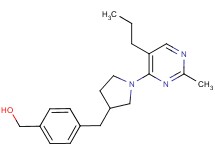 (4-{[1-(2-methyl-5-propylpyrimidin-4-yl)pyrrolidin-3-yl]methyl}phenyl)methanol