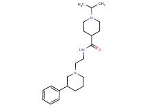 1-isopropyl-N-[2-(3-phenyl-1-piperidinyl)ethyl]-4-piperidinecarboxamide