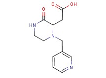 [3-oxo-1-(3-pyridinylmethyl)-2-piperazinyl]acetic acid