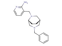 3-{[(1S*,5R*)-3-benzyl-3,6-diazabicyclo[3.2.2]non-6-yl]methyl}-2-pyridinamine