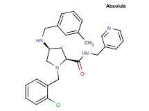 (4S)-1-(2-chlorobenzyl)-4-[(3-methylbenzyl)amino]-N-(3-pyridinylmethyl)-L-prolinamide
