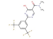 2-[3,5-bis(trifluoromethyl)phenyl]-4-hydroxy-N,N-dimethylpyrimidine-5-carboxamide
