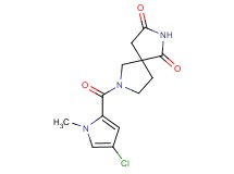 7-[(4-chloro-1-methyl-1H-pyrrol-2-yl)carbonyl]-2,7-diazaspiro[4.4]nonane-1,3-dione
