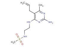 N-{2-[(5-allyl-2-amino-6-methylpyrimidin-4-yl)amino]ethyl}methanesulfonamide