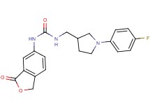 N-{[1-(4-fluorophenyl)pyrrolidin-3-yl]methyl}-N'-(3-oxo-1,3-dihydro-2-benzofuran-5-yl)urea