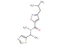 3-isobutyl-N-methyl-N-[1-(1,3-thiazol-5-yl)ethyl]-5-isoxazolecarboxamide