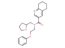 N-(2-phenoxyethyl)-N-(tetrahydrofuran-2-ylmethyl)-5,6,7,8-tetrahydroquinoline-3-carboxamide