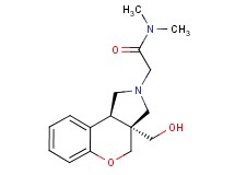 2-[(3aS*,9bS*)-3a-(hydroxymethyl)-1,3a,4,9b-tetrahydrochromeno[3,4-c]pyrrol-2(3H)-yl]-N,N-dimethylacetamide