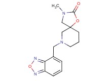 7-(2,1,3-benzoxadiazol-4-ylmethyl)-3-methyl-1-oxa-3,7-diazaspiro[4.5]decan-2-one
