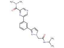 6-(3-{1-[2-(isopropylamino)-2-oxoethyl]-1H-pyrazol-3-yl}phenyl)-N,N-dimethyl-2-pyrazinecarboxamide