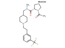 1-acetyl-N-methyl-N-[(1-{2-[3-(trifluoromethyl)phenyl]ethyl}-4-piperidinyl)methyl]-L-prolinamide