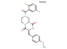 (3S,9aR)-8-(2,5-difluorobenzoyl)-3-(4-methoxybenzyl)tetrahydro-2H-pyrazino[1,2-a]pyrazine-1,4(3H,6H)-dione