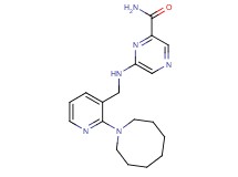 6-{[(2-azocan-1-ylpyridin-3-yl)methyl]amino}pyrazine-2-carboxamide