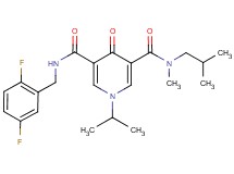 N'-(2,5-difluorobenzyl)-N-isobutyl-1-isopropyl-N-methyl-4-oxo-1,4-dihydro-3,5-pyridinedicarboxamide