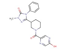 5-{1-[(5-hydroxypyrazin-2-yl)carbonyl]piperidin-3-yl}-2-methyl-4-phenyl-2,4-dihydro-3H-1,2,4-triazol-3-one