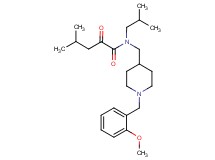 N-isobutyl-N-{[1-(2-methoxybenzyl)-4-piperidinyl]methyl}-4-methyl-2-oxopentanamide