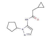 N-(1-cyclopentyl-1H-pyrazol-5-yl)-2-cyclopropylacetamide