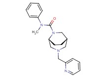 (1S*,5R*)-N-methyl-N-phenyl-3-(2-pyridinylmethyl)-3,6-diazabicyclo[3.2.2]nonane-6-carboxamide