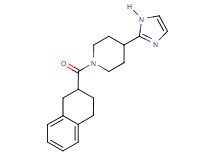 4-(1H-imidazol-2-yl)-1-(1,2,3,4-tetrahydronaphthalen-2-ylcarbonyl)piperidine