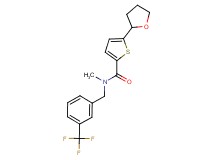N-methyl-5-(tetrahydro-2-furanyl)-N-[3-(trifluoromethyl)benzyl]-2-thiophenecarboxamide