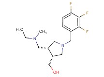 [(3R*,4R*)-4-{[ethyl(methyl)amino]methyl}-1-(2,3,4-trifluorobenzyl)pyrrolidin-3-yl]methanol